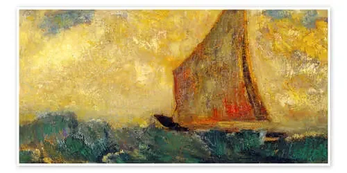 The Mystical Boat de Odilon Redon Bridgeman Images