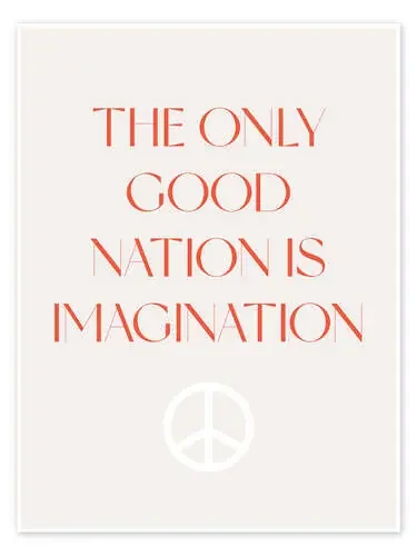The Only Good Nation is Imagination I de Typobox Editors Choice