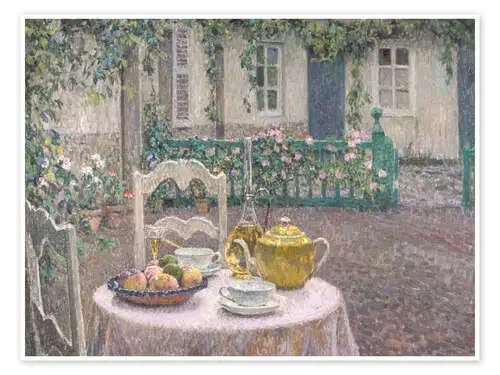 The Pink Tablecloth de Henri Le Sidaner ARTOTHEK