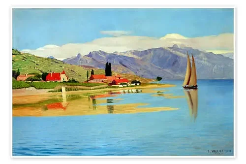 The port of Pully de Félix Édouard Vallotton akg-images