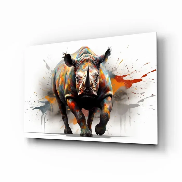 The Power of Colors Glass Wall Art Designer Collection – 28.5 » X 18 «