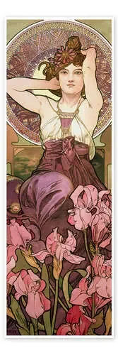 The Precious Stones – Amethyst, 1900 de Alfons Mucha akg-images