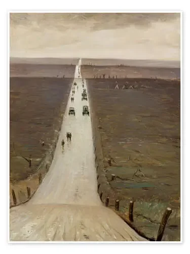 The Road from Arras to Bapaume de Christopher Nevinson Master Collection