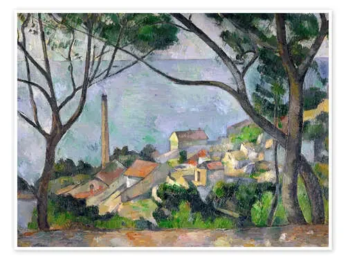 The Sea at L‘Estaque de Paul Cézanne akg-images