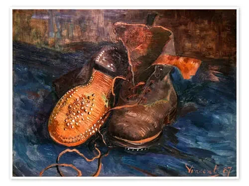 The Shoes, 1887 de Vincent van Gogh Granger Collection