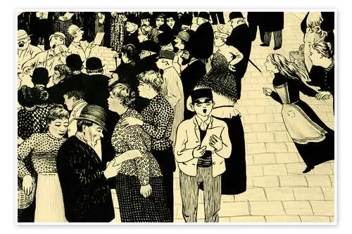 The singers de Félix Édouard Vallotton Master Collection