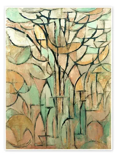 The trees de Piet Mondrian akg-images