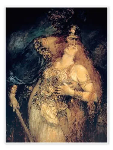 The Valkyrie Wotan‘s leave-taking de Ferdinand Leeke akg-images