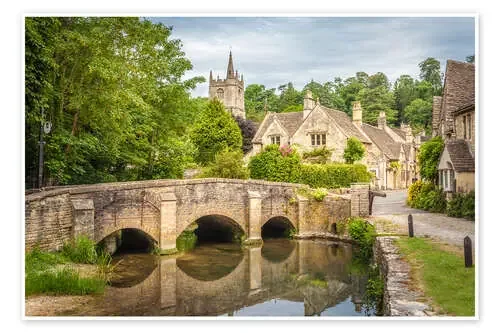 The village of Castle Combe, Wiltshire (England) de Christian Müringer