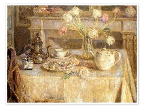 The white tablecloth de Henri Le Sidaner ARTOTHEK