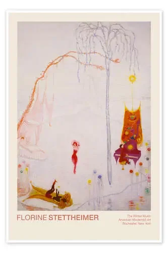 The Winter Music de Florine Stettheimer Exhibition Posters