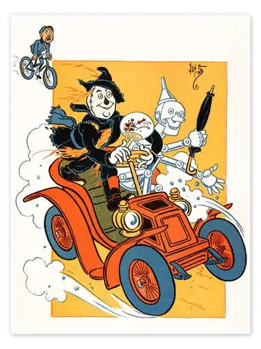 The Wizard of Oz, Comic Illustration de Percy Alexander Leason Bridgeman Images