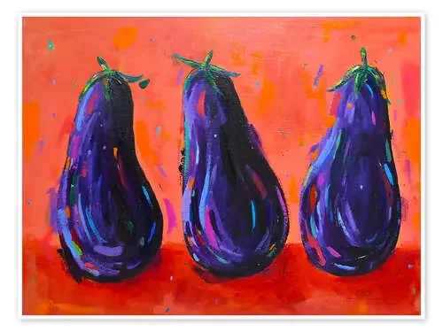 Three Aubergines de Dawn Underwood