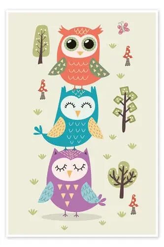 Three owls de Kidz Collection Editors Choice