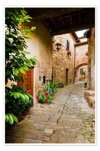 Through mediterranean alleys in Tuscany de Reiner Würz