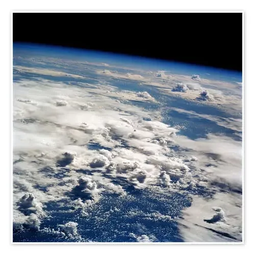 Thunderstorms, space shuttle image de NASA Science Photo Library