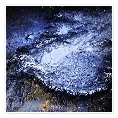 Tibet e Himalaya desde el espacio, NASA Editors Choice