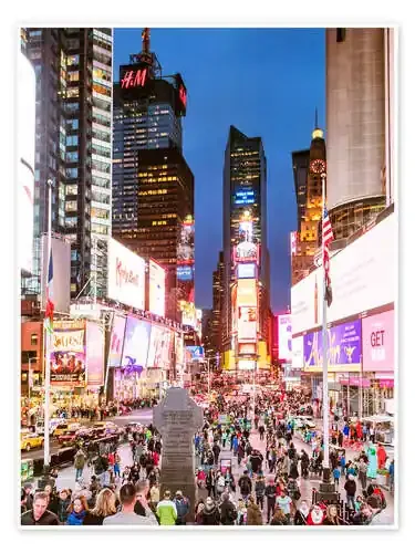 Times Square de noche, Nueva York de Matteo Colombo