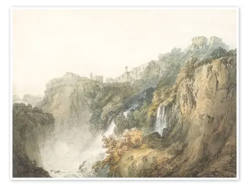 Tivoli with the Temple of the Sibyl and the Cascades de Joseph Mallord William Turner Master Collection