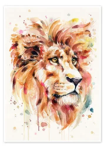 Todo es majestuoso (león) de Sillier Than Sally