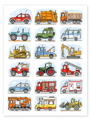 Todos mis vehículos de Hugos Illustrations