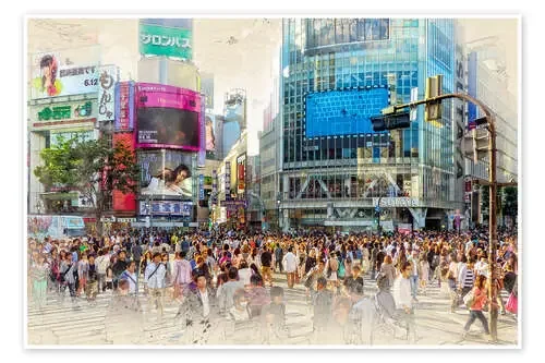 Tokyo‘s Shibuya District de Peter Roder