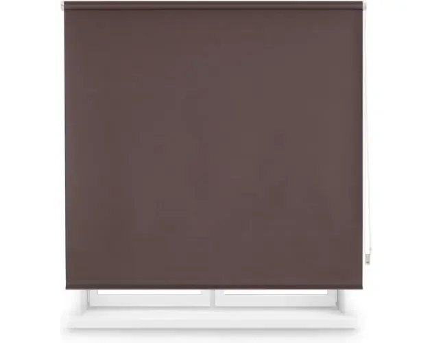 Top Qualità Estor opaco enrollable premium 115×165 marrón oscuro | Brico Depôt