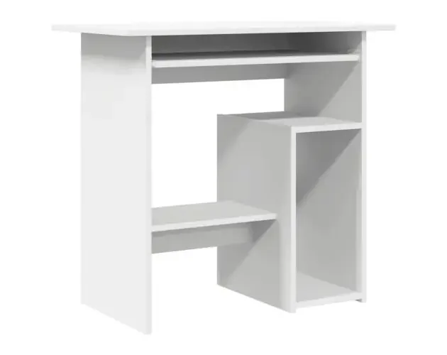 Top Qualità vidaXL escritorio de madera contrachapada blanco 80x45x74 cm | Brico Depôt