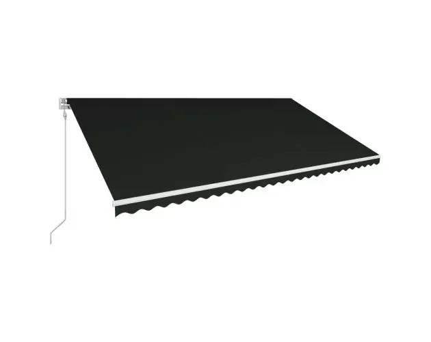 Top Qualità vidaXL toldo retráctil automático gris antracita 600×300 cm | Brico Depôt