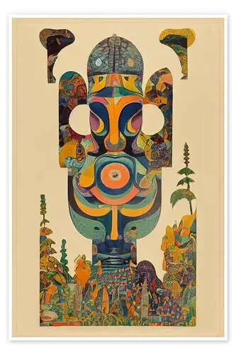Totem Face – Composition I de Mariusz Flont