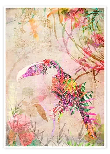 Toucan in tropics de Ella Tjader
