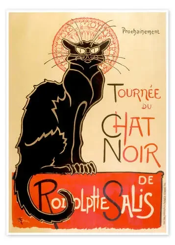Tournée du Chat noir de Théophile-Alexandre Steinlen Master Collection