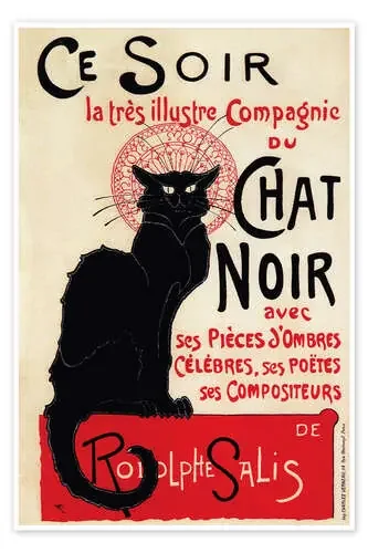 Tournée du Chat noir I de Théophile-Alexandre Steinlen Master Collection