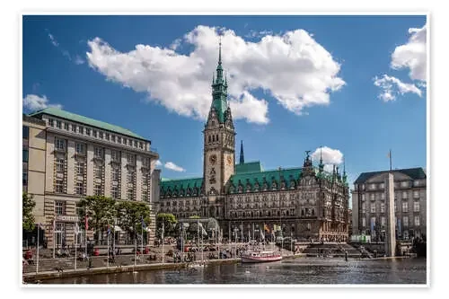Town hall of Hamburg de Christian Müringer