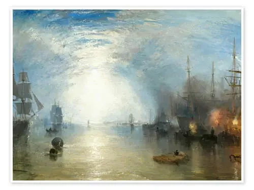 Transportando el carboón a la luz de luna de Joseph Mallord William Turner Master Collection