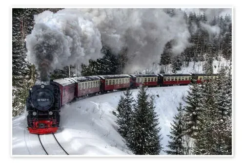 Tren de vapor del Brocken de Steffen Gierok