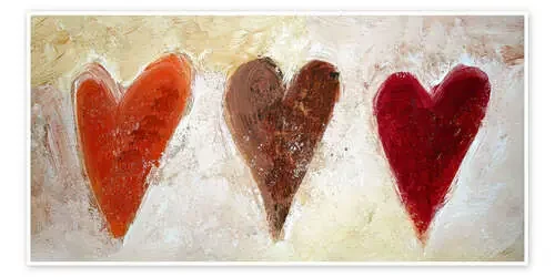 Tres corazones de Tina Melz