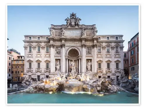 Trevi fountain in Rome, Italy de Matteo Colombo