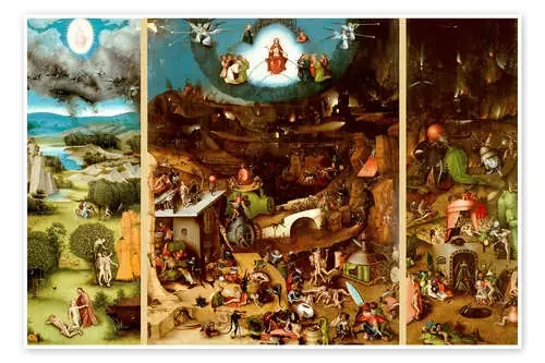 Tríptico del Juicio de Viena de Hieronymus Bosch Master Collection