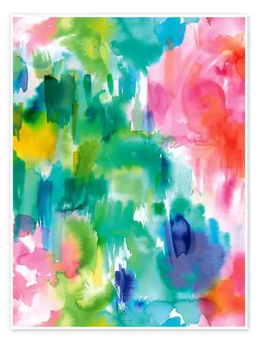 Tropical colourful abstract de Ninola Design