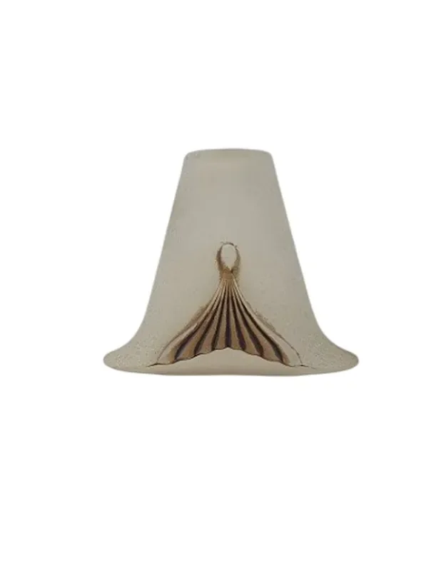 Tulipas de Cristal Blanco Oro