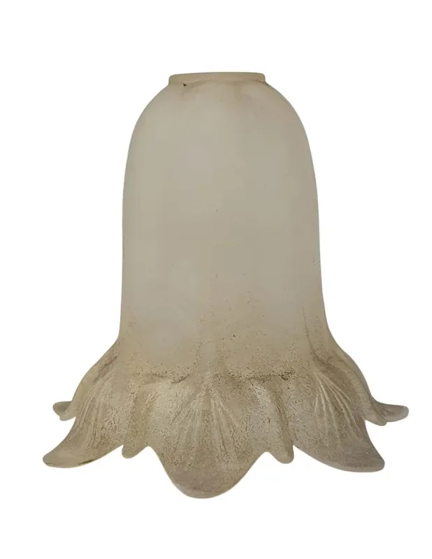 Tulipas de Cristal Elegance Pétalo Pátina Dorada