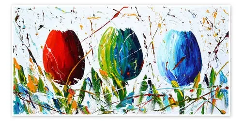 Tulips V de Theheartofart Gena
