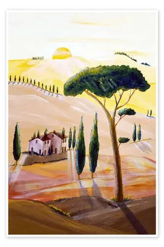 Tuscany in the morning de Christine Huwer