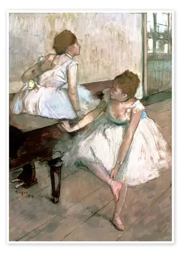 Two dancers resting I de Edgar Degas Bridgeman Images