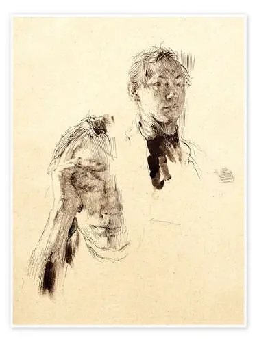 Two self-portraits de Käthe Kollwitz akg-images