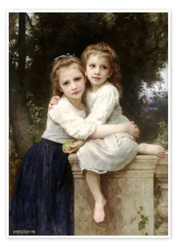 Two sisters de William Adolphe Bouguereau Master Collection