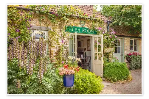 Typical English Tea Room in Wiltshire (England) de Christian Müringer