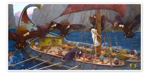 Ulises y las sirenas de John William Waterhouse Master Collection