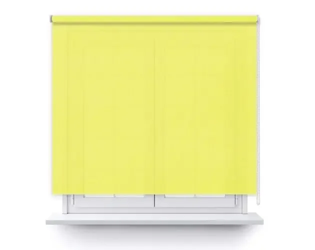 Ultima Occasione Estor enrollable translúcido amarillo 180x150cm. | Brico Depôt
